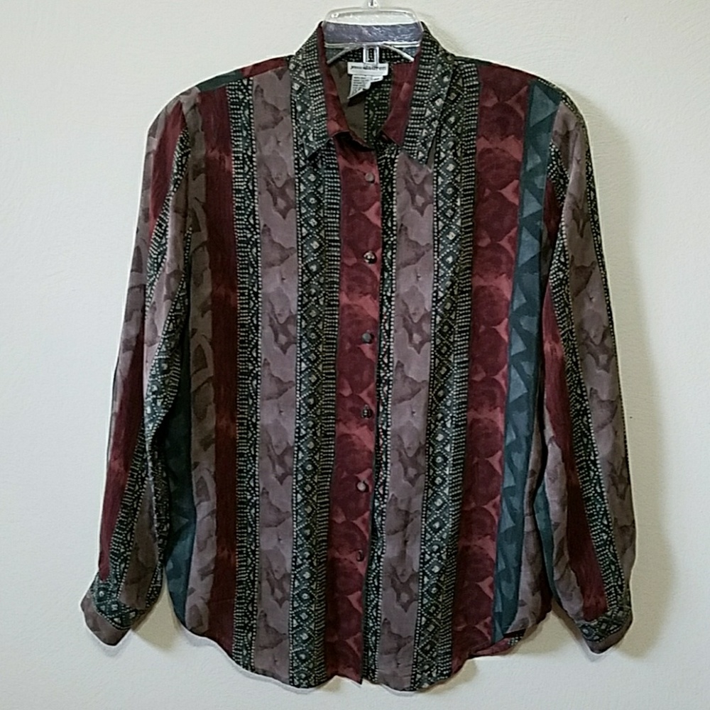 JESSICA LAUREN Silk Blouse